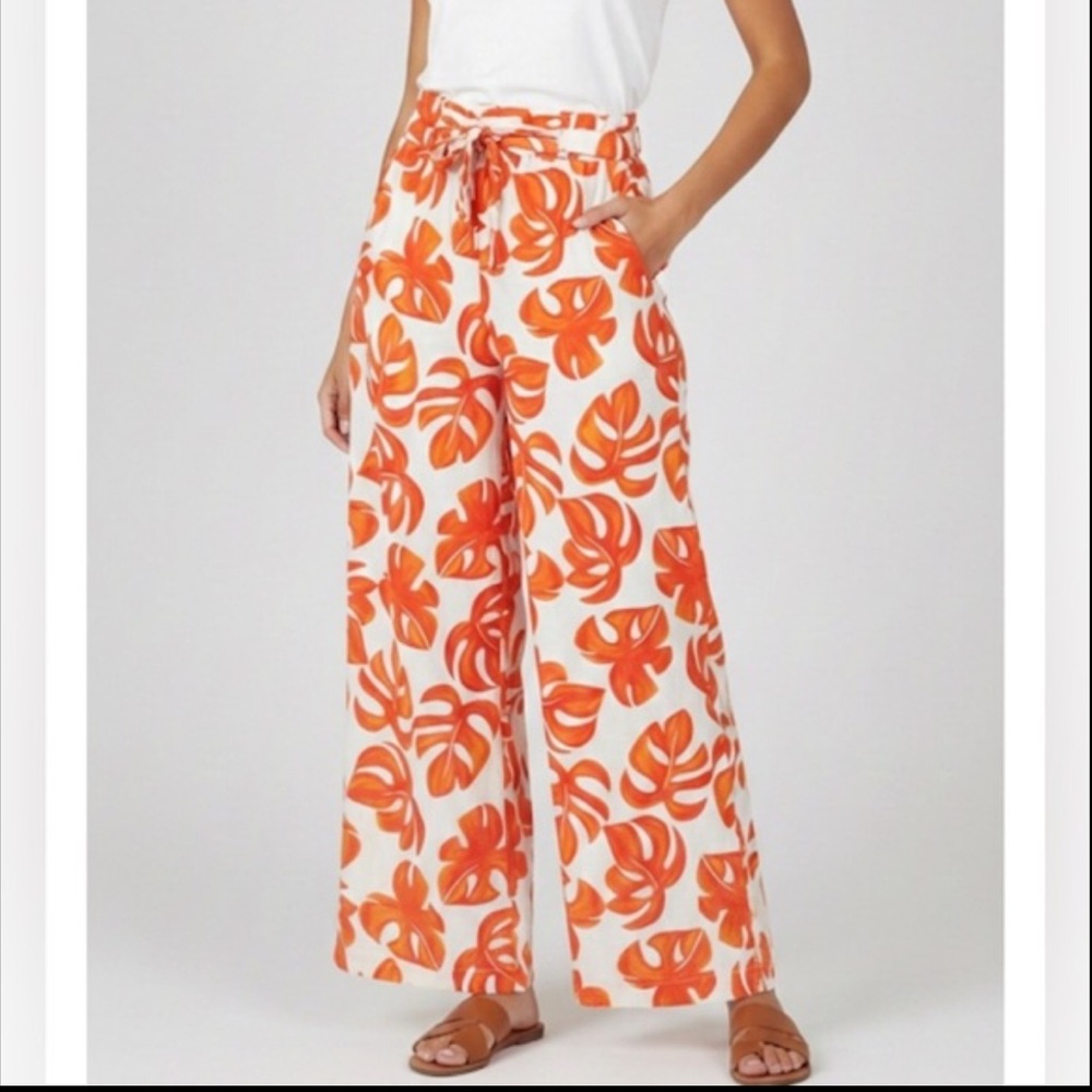 Madison Silky Summer Printed Pants Pajama Style